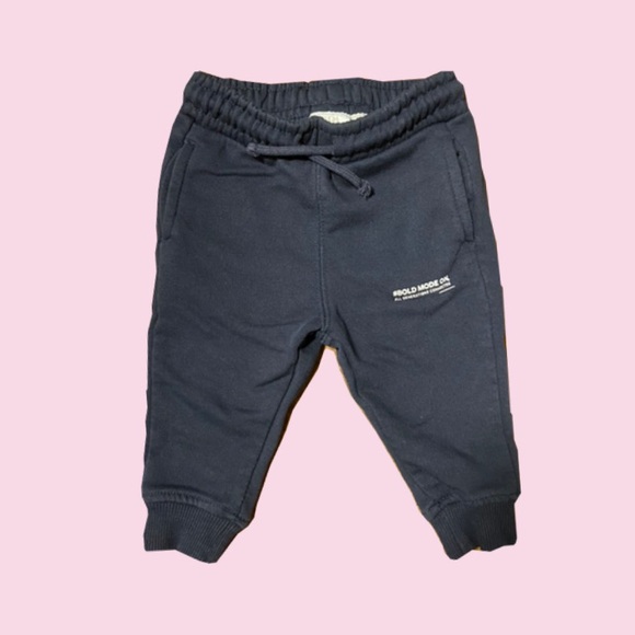 Zara baby sweatpants. Navy blue. Size 6-9 months - Picture 1 of 1